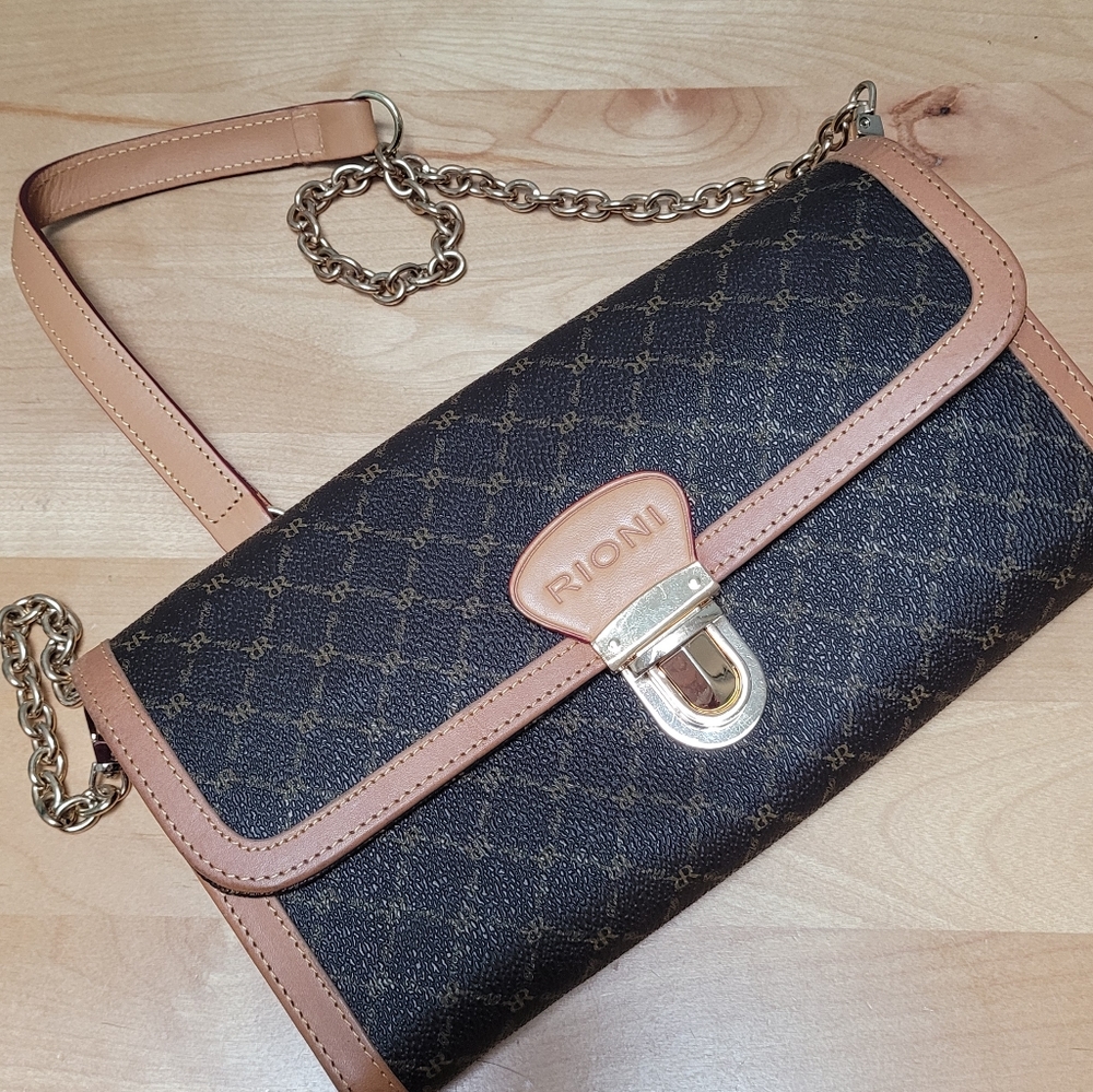 RR RIONI | Monogram Print Clutch - Picture 10 of 10